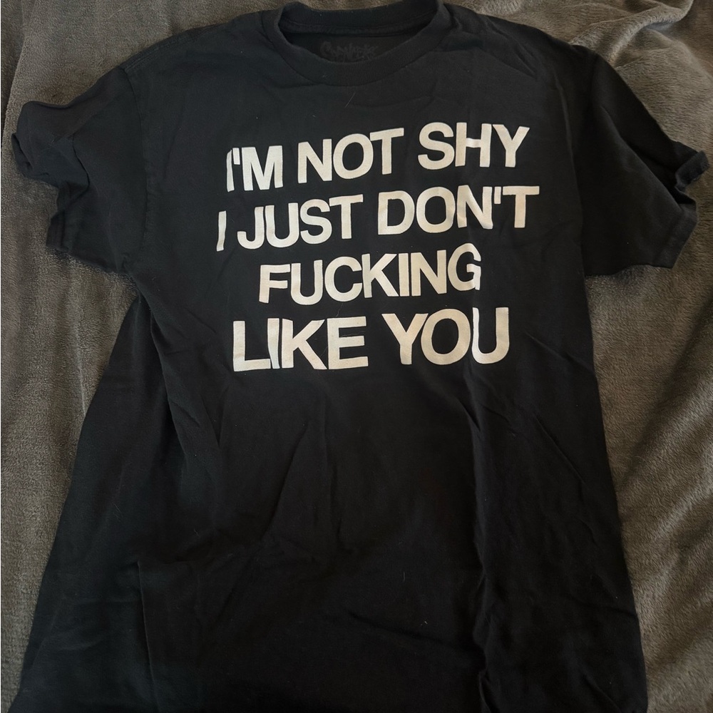 Spencer's Black and White Statement Tee